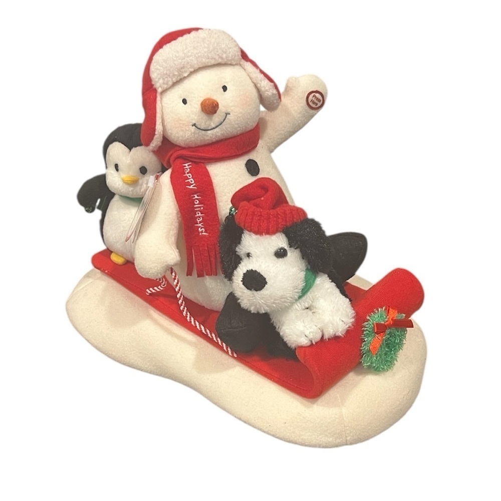 Hallmark snow what fun sledders 2007 jingle pals animated musical plush
